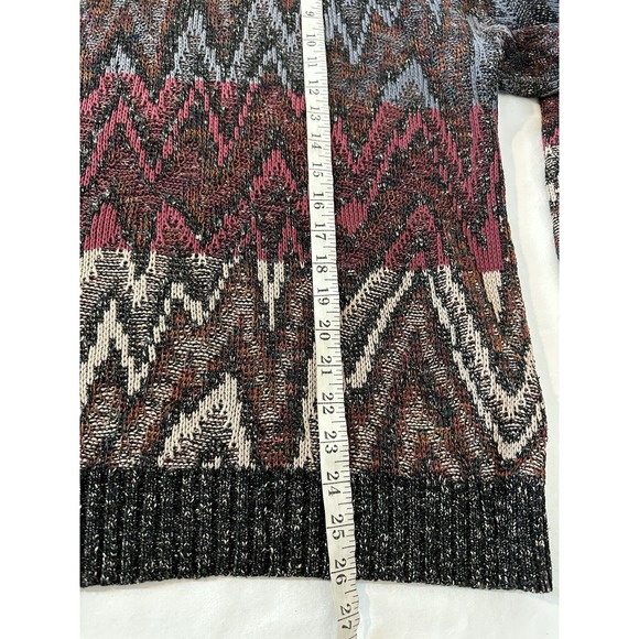 Men's Multicolor Patterned Sweater - Picture 5 of 6